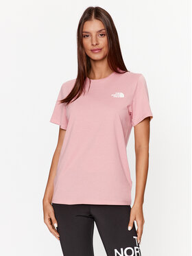 The North Face The North Face T-shirt W Foundation Graphic Tee - EuNF0A86XQI0R1 Rose Regular Fit