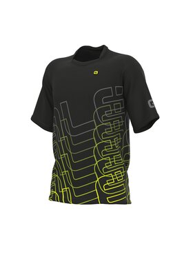 Alé Cycling Alé Cycling Koszulka rowerowa Off Road Visual Czarny Relaxed Fit