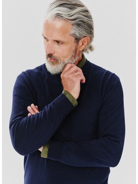 Pako Lorente Pako Lorente Sweter P24WB-2X-011 Granatowy Classic Fit