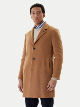 Tommy Hilfiger Tommy Hilfiger Wollmantel MW0MW40768 Braun Regular Fit