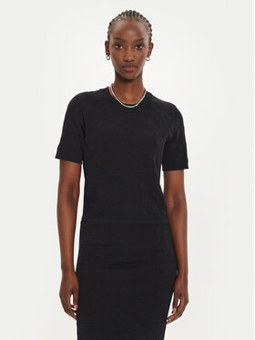 PINKO Pinko Bluzka Maglia 103976 A21T Czarny Regular Fit