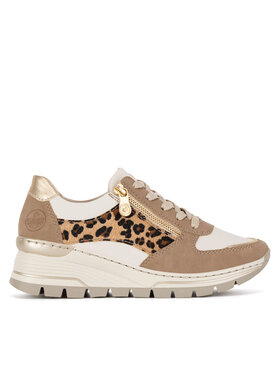 Rieker Rieker Sneakersy N8308-64 Béžová