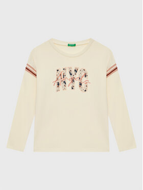 United Colors Of Benetton United Colors Of Benetton Särkpluus 3VR5C108Q Beež Regular Fit