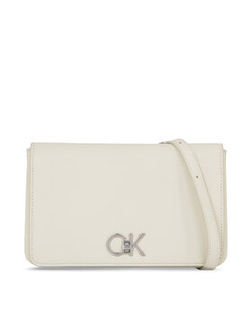 Calvin Klein Calvin Klein Sac à main Re-Lock Double Gusett Xbody K60K611531 Écru