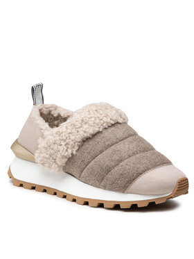 Voile Blanche Voile Blanche Sneakersy Qwark Slip Fur Woman 0012016210.01.0E01 Beżowy