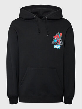 HUF HUF Sweatshirt MARVEL Triangle PF00605 Schwarz Regular Fit