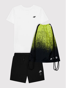 4F 4F Completo t-shirt e pantaloncini sportvi HJZ21-JSETRM001 Multicolore Regular Fit