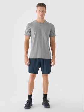 4F 4F Szorty sportowe 4FWAW24TFSHM696-40S Zielony Regular Fit