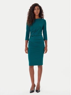 Rinascimento Rinascimento Koktel haljina CFC0126154003 Zelena Slim Fit