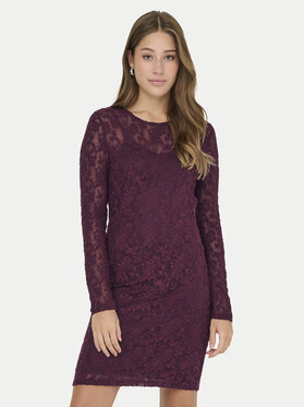 ONLY ONLY Коктейлна рокля Blaise 15356156 Виолетов Slim Fit
