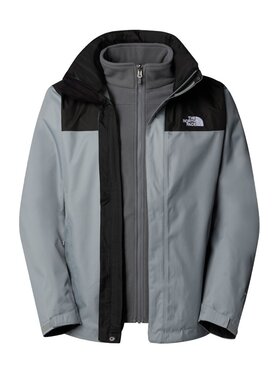 The North Face The North Face Kurtka przeciwdeszczowa Evolve II Triclimate Szary Regular Fit