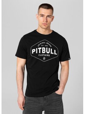 PITBULL PITBULL T-Shirt Koszulka Czarny Regular Fit