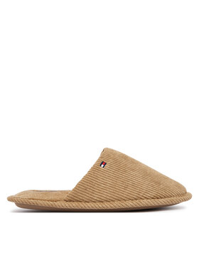 Tommy Hilfiger Tommy Hilfiger Naminės šlepetės Corduroy House Shoes FM0FM06019 Smėlio