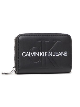 Calvin Klein Jeans Calvin Klein Jeans Kleine Damen Geldbörse Accordion Zip Around K60K607229 Schwarz