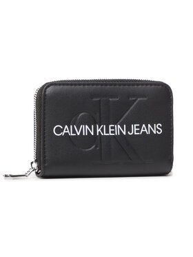Calvin Klein Jeans Calvin Klein Jeans Portefeuille femme petit format Accordion Zip Around K60K607229 Noir