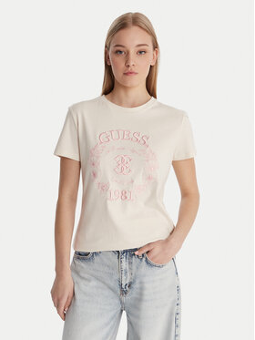 Guess Guess Póló V6RI12 J1314 Fehér Regular Fit