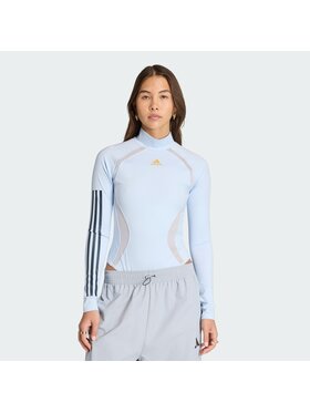 adidas adidas Body 161840 Błękitny Fitted Fit