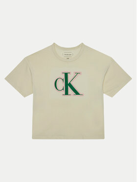 Calvin Klein Jeans Calvin Klein Jeans T-Shirt IG0IG02806 Écru Boxy Fit