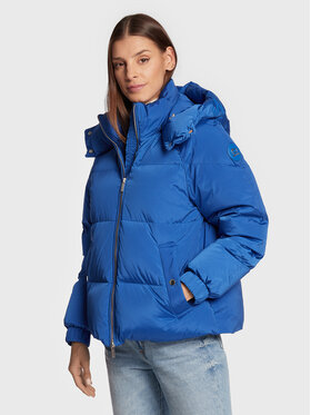 Woolrich Woolrich Pūkinė striukė Alsea CFWWOU0699FRUT1148 Mėlyna Regular Fit