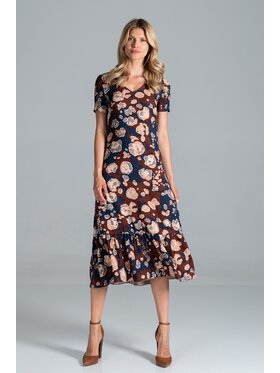 FIGL FIGL Sukienka M827 Kolorowy Regular Fit