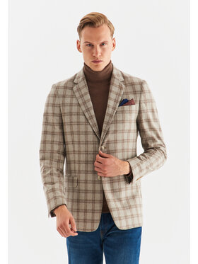Pako Lorente Pako Lorente Marynarka P22WP-3X-034 Beżowy Slim Fit
