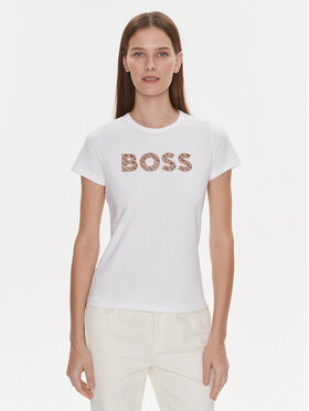 Boss Boss Tričko Eventsa4 50508498 Béžová Regular Fit