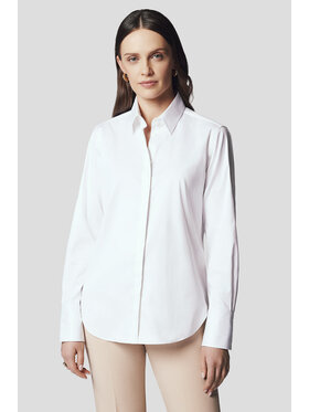 Lancerto Lancerto Koszula Koszula Damska Biała z Bawełną Arwen Oversize KO073224000062 Biały Oversize