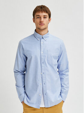 Selected Homme Selected Homme Cămașă Rick 16077359 Albastru celest Regular Fit