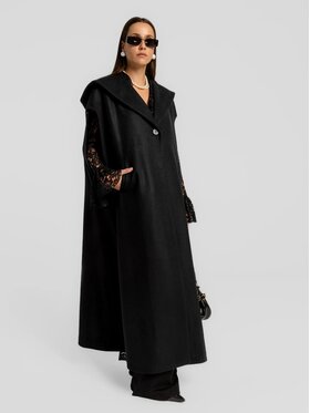 MANDRAGORA MANDRAGORA Poncho Fean Nero Standard Fit