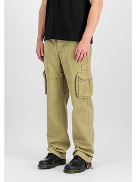 Alpha Industries Alpha Industries Bavlnené nohavice AI.101212-82 Béžová Regular Fit