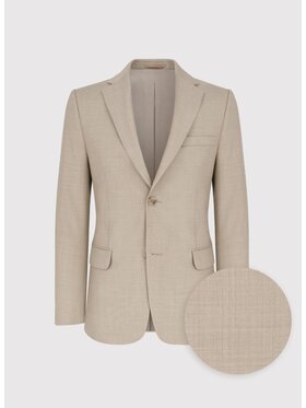 Pako Lorente Pako Lorente Marynarka P25SP-3G-038 Beżowy Super Slim Fit