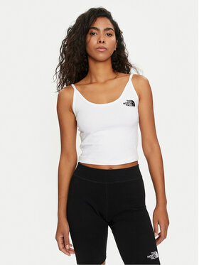 The North Face The North Face Top NF0A55AQ Biały Cropped Fit