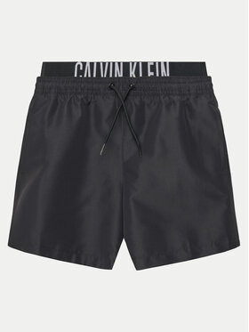 Calvin Klein Swimwear Calvin Klein Swimwear Szorty kąpielowe KV0KV00054 Czarny Regular Fit