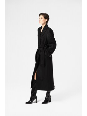 LE POSSÉ LE POSSÉ Cappotto di transizione PDMZWIK Nero Structured Fit