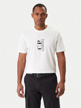 C.P. Company C.P. Company Póló 20CMTS084A005100W Ekru Regular Fit