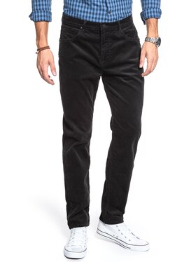 Lee Lee Spodnie materiałowe AUSTIN Czarny Straight Fit