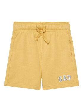 Gap Gap Szorty sportowe 742934-03 Żółty Relaxed Fit