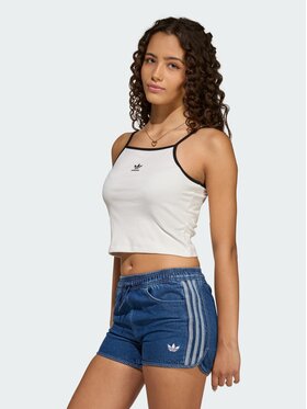 adidas adidas Tank top 159265 Biały Slim Fit