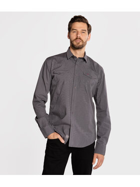 Lee Cooper Lee Cooper Koszula MALT Szary Slim Fit
