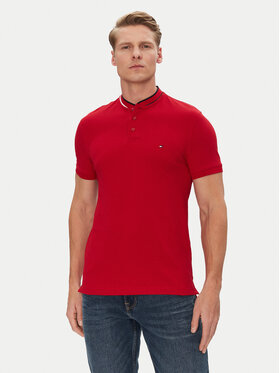 Tommy Hilfiger Tommy Hilfiger Tricou polo Mao MW0MW34752 Roșu Slim Fit