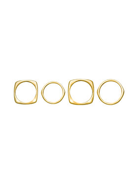 Breil Breil Pierścionek TETRA Złoty