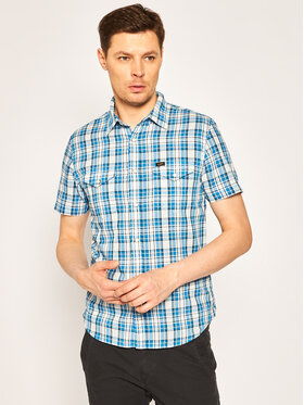 Lee Lee Camicia Western L641CZLA 112115307 Blu Slim Fit