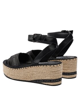 Pepe Jeans Espadrile Witney Cross PLS90669 Črna