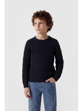 Guess Kids Guess Kids Mikina 183848 Modrá Classic Fit
