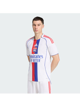 adidas adidas Koszulka techniczna Olympique Lyonnais 25/26 Home Jersey Biały Slim Fit