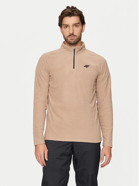 4F 4F Termo bielizeň vrchné diely 4FWAW24UFLEM044 Hnedá Slim Fit