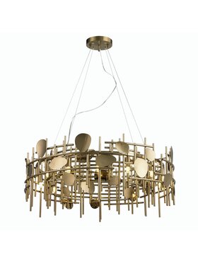 MIAhome MIAhome Lampa wisząca złota Plaquita 60 m Złoty
