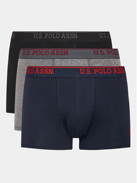 U.S. Polo Assn. U.S. Polo Assn. Комплект 3 чифта боксерки 80097 Цветен
