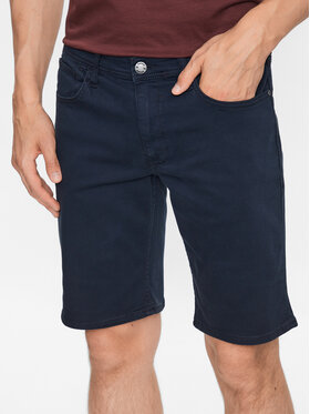 Blend Blend Шорти от плат 20713333 Тъмносин Regular Fit