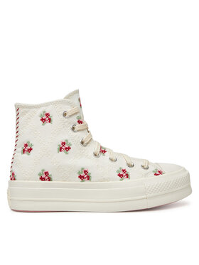 Converse Converse Sneakers Chuck Taylor All Star Lift Platform Rose Cross Stitch A13659C Λευκό
